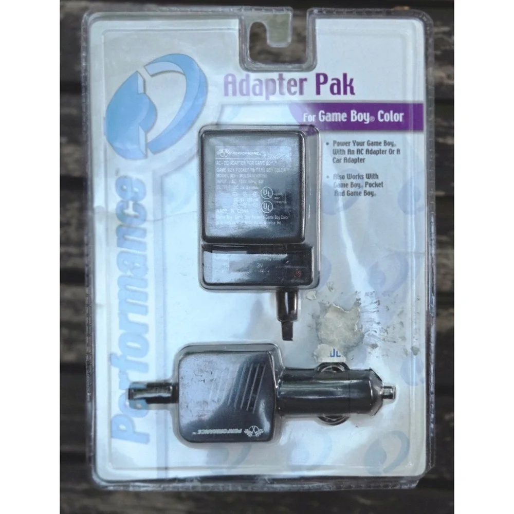 Vintage Performance Adapter Pak for Game Boy Color Pocket Original Sealed (1998)
